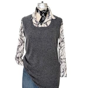 BCBG Wool Blend Sweater Vest Size 2X